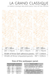 large floral print peel and stick wallpaper specifiation