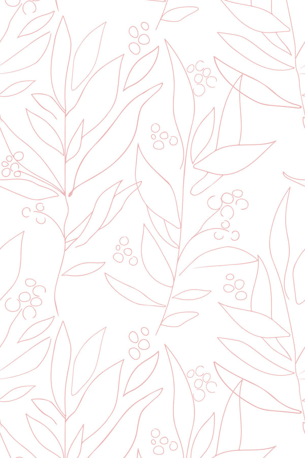 Big floral line art