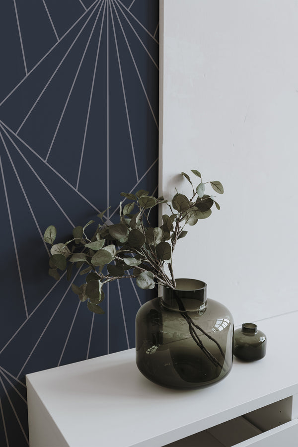 home decor plant decorative vase living room seamless art deco design pattern