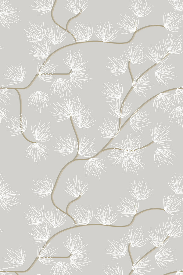 boho tree wallpaper pattern repeat