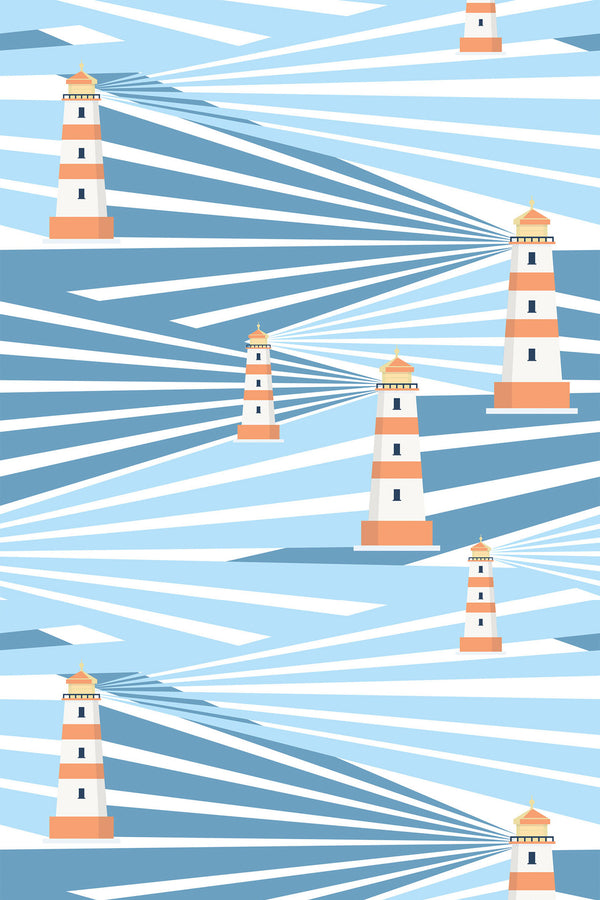 lighthouse wallpaper pattern repeat