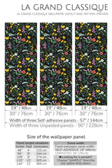 meadow peel and stick wallpaper specifiation
