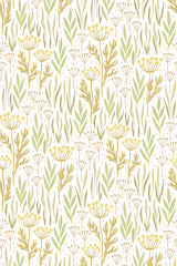 pastel garden wallpaper pattern repeat