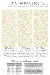 pastel garden peel and stick wallpaper specifiation