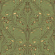 Olive green damask Wallpaper