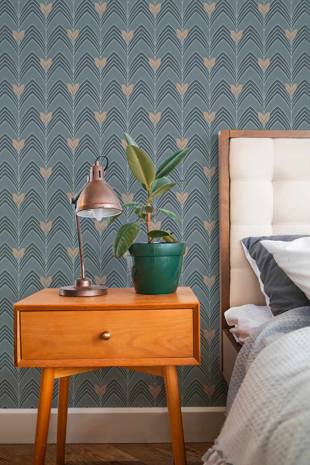 Premium art Deco design Peel and Stick Removable Wallpaper — free download