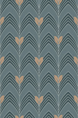 premium art deco design wallpaper pattern repeat