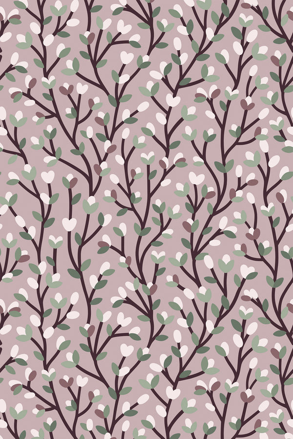 spring branches wallpaper pattern repeat