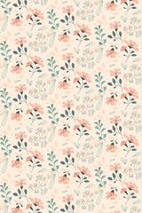 Pastel pink floral