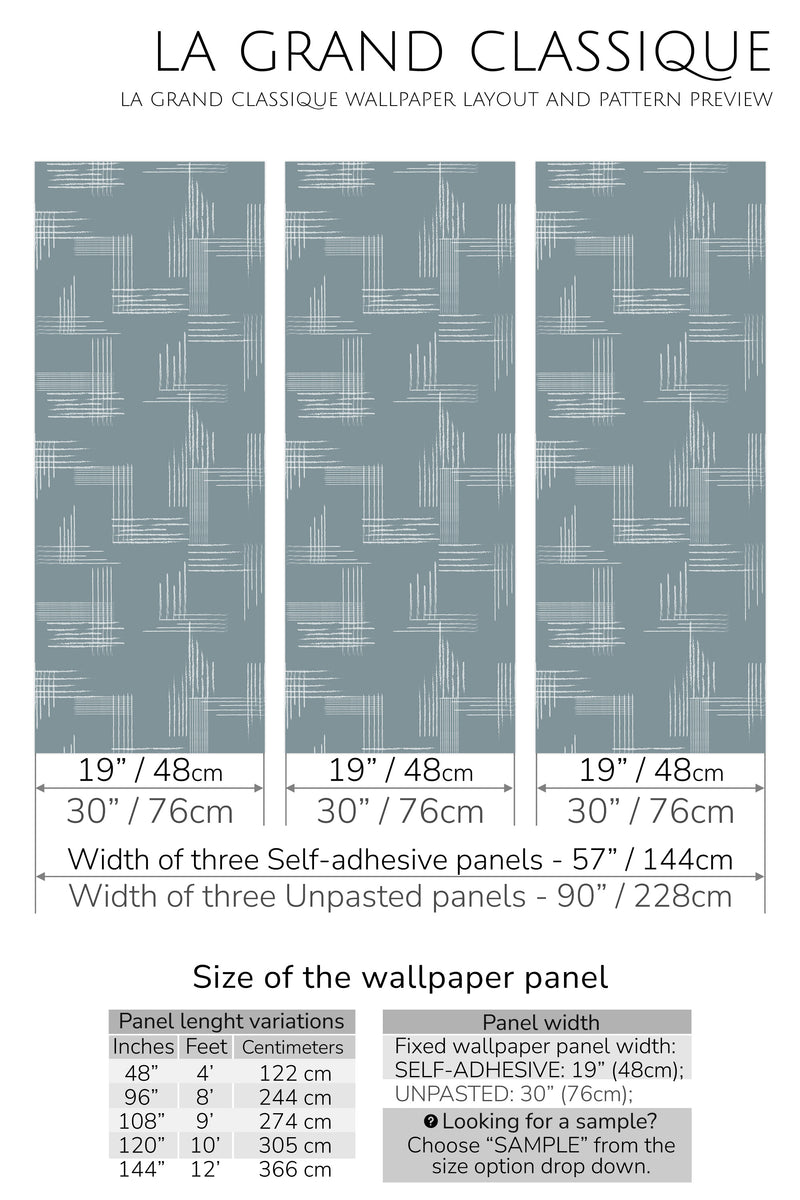 minimalist brush tile peel and stick wallpaper specifiation