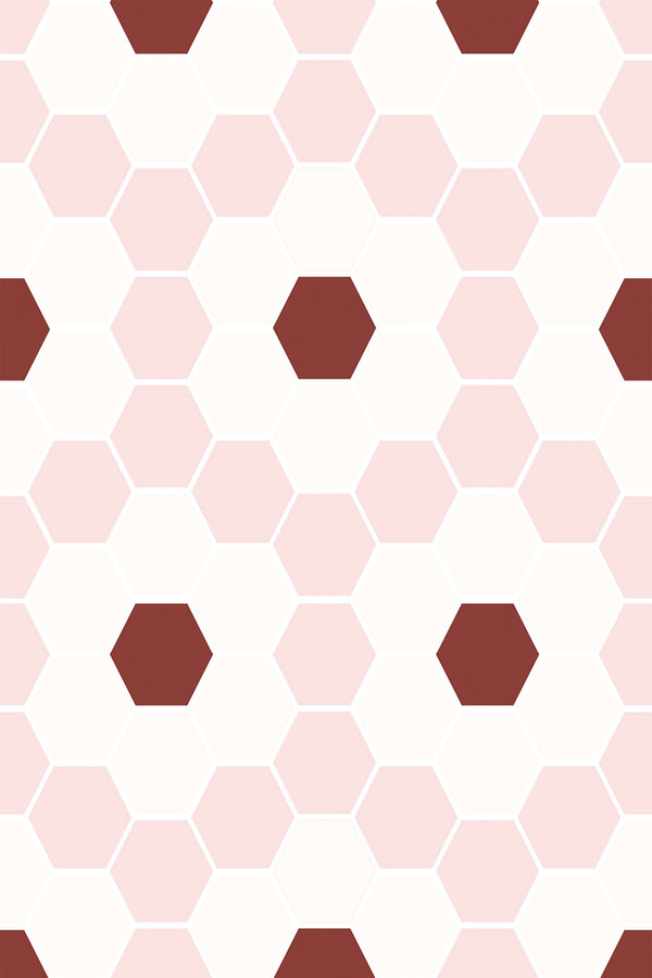 Geometric floral tile