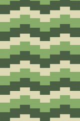 green geometric wave wallpaper pattern repeat
