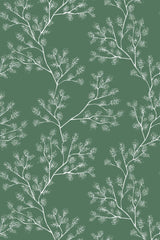 green snow tree wallpaper pattern repeat