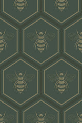 bold honeycomb wallpaper pattern repeat