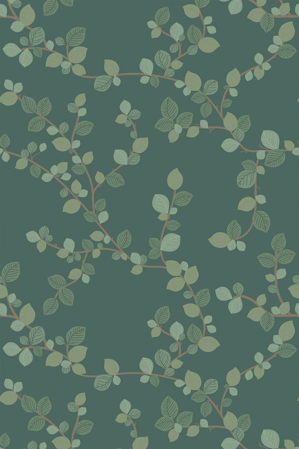 green seamless tree wallpaper pattern repeat