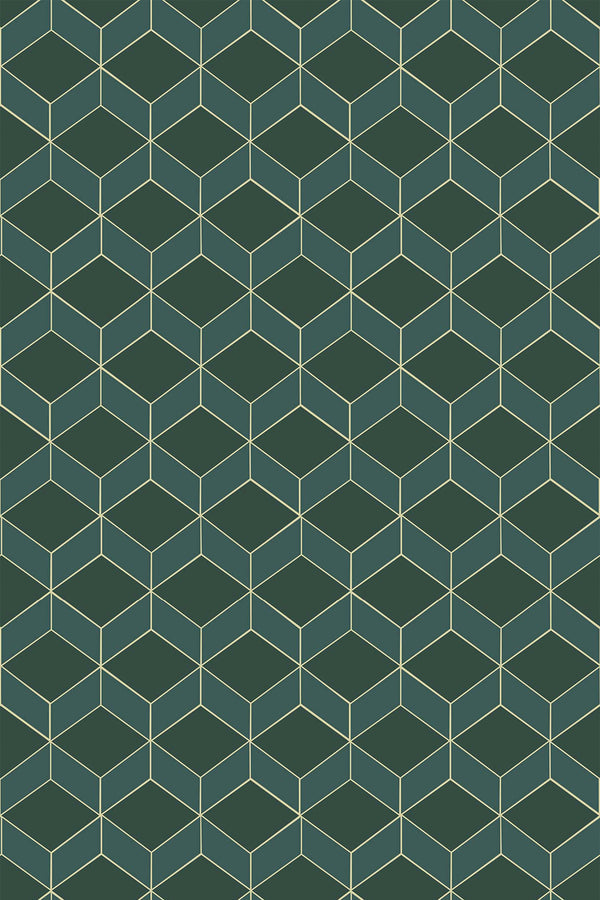 Emerald green art deco