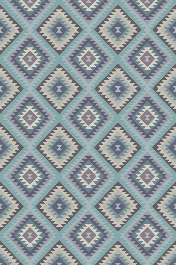Blue aztec