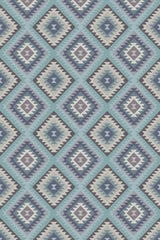 Blue aztec