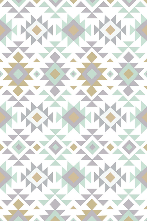 pastel aztec wallpaper pattern repeat