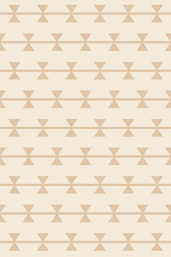 neutral bow stripe wallpaper pattern repeat