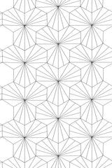 Abstract geometric print
