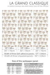 sophisticated cat peel and stick wallpaper specifiation