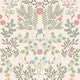 Pastel floral garden Wallpaper