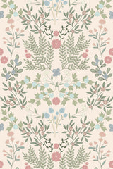 Pastel floral garden