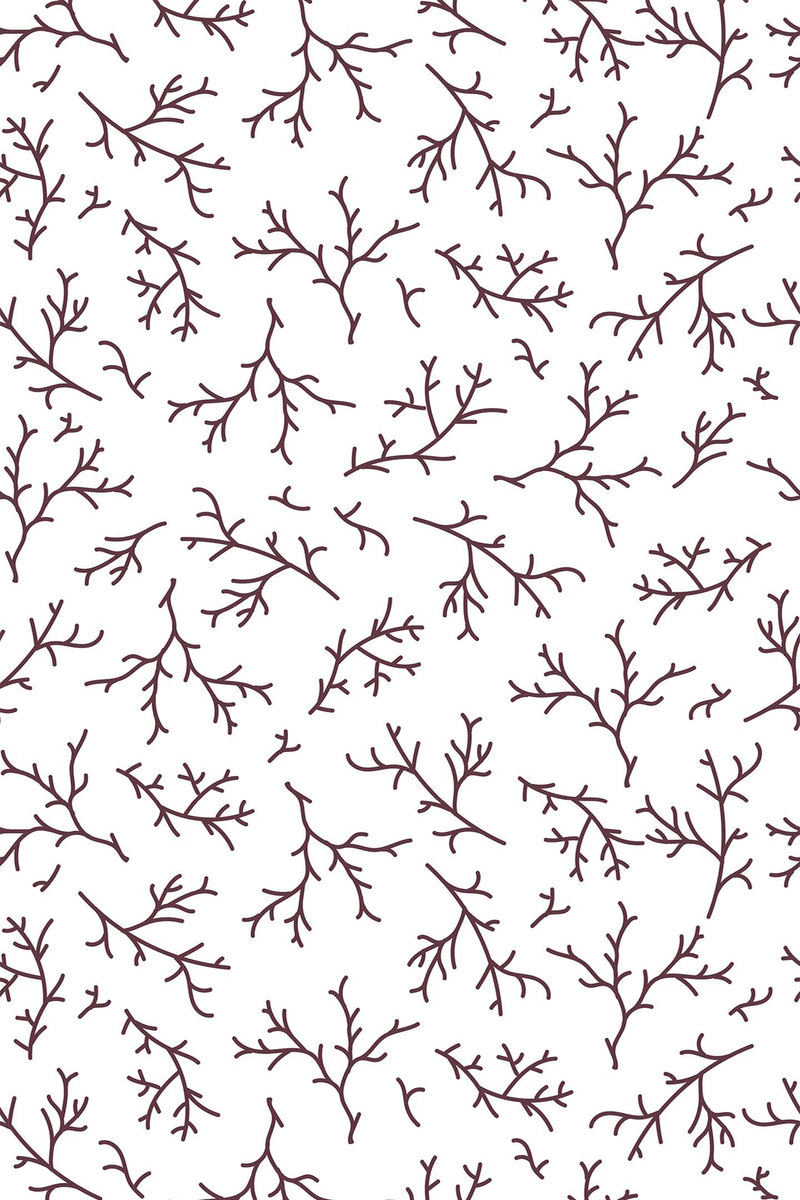 burgundy branch wallpaper pattern repeat