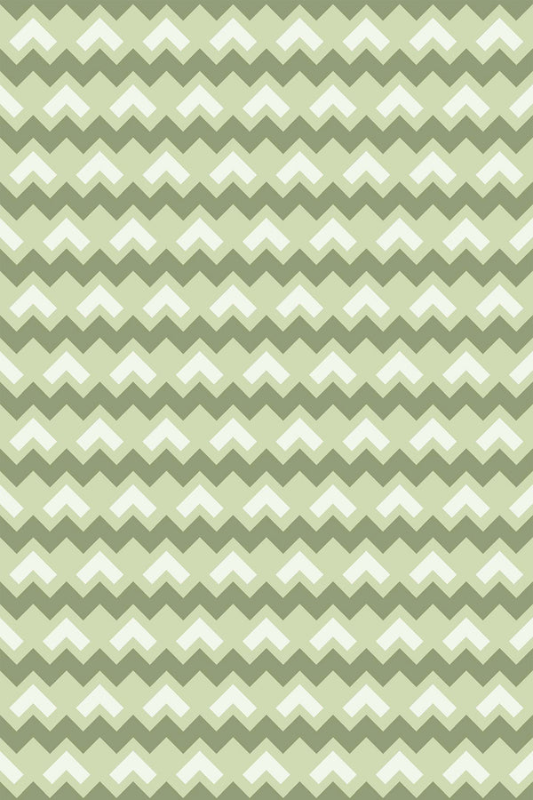 green chevron wallpaper pattern repeat
