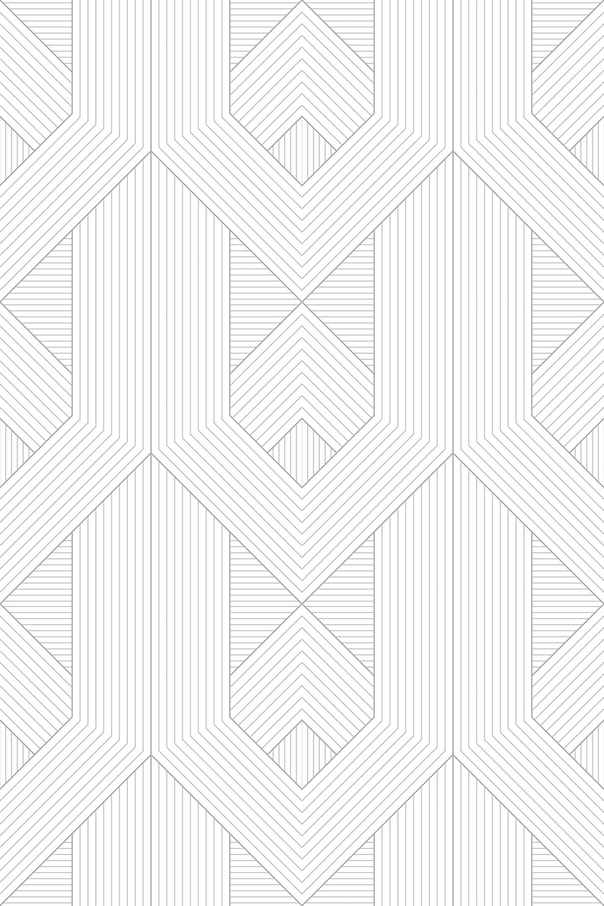 Minimal Line Art Removable or Traditional Wallpaper – La Grand Classique