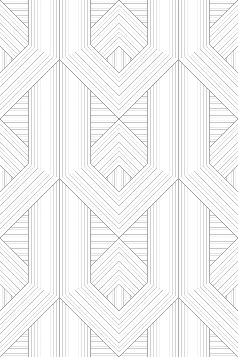 Minimal Line Art Removable or Traditional Wallpaper – La Grand Classique