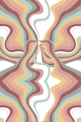 earthy psychedelic wallpaper pattern repeat