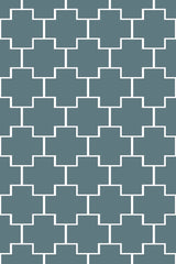 Blue cross tile