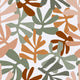 Sage coral leaf Wallpaper
