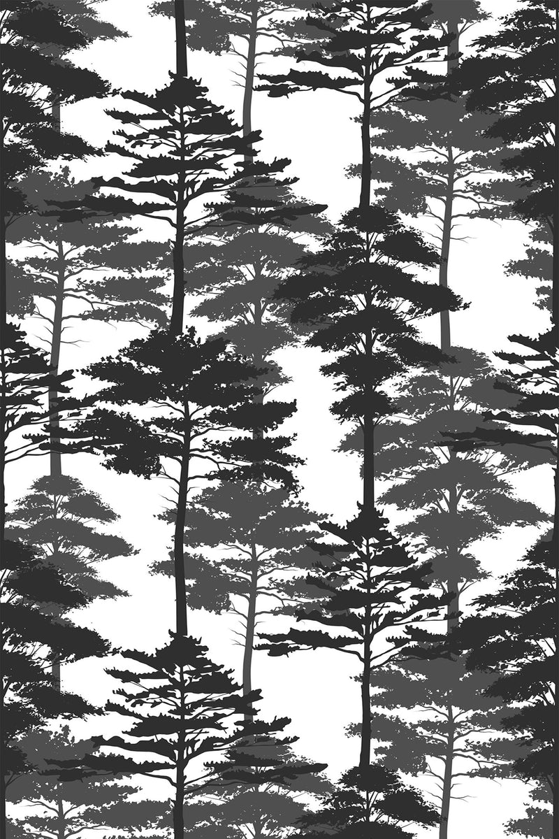 gray forest wallpaper pattern repeat