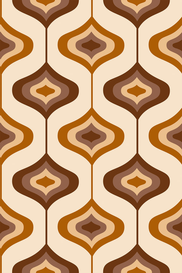 brown 70s wallpaper wallpaper pattern repeat