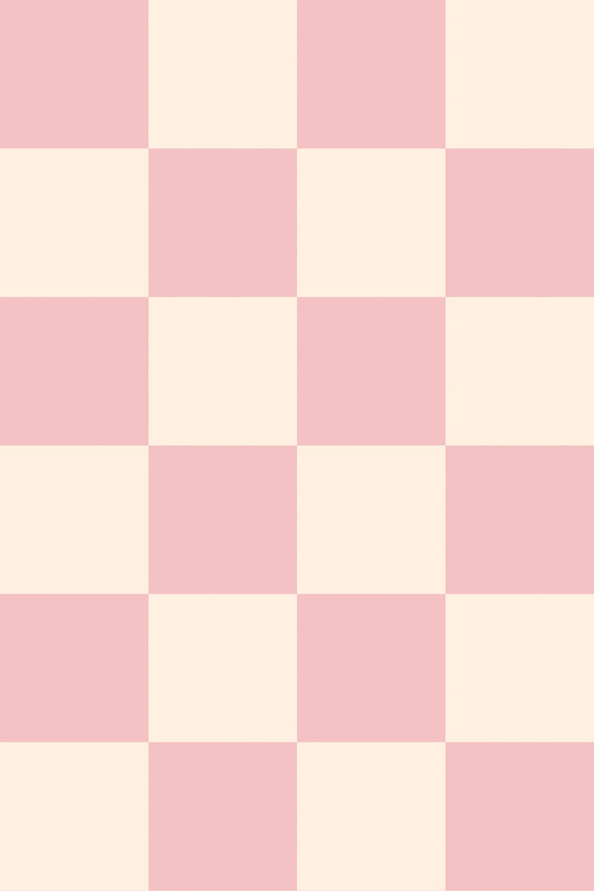 Pink check Peel and Stick Removable Wallpaper