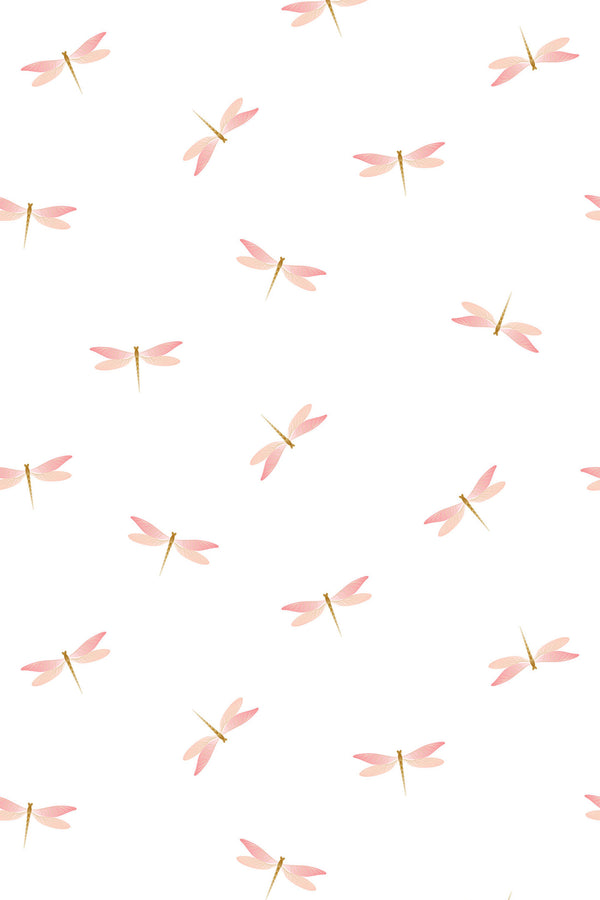 pink dragonfly wallpaper pattern repeat