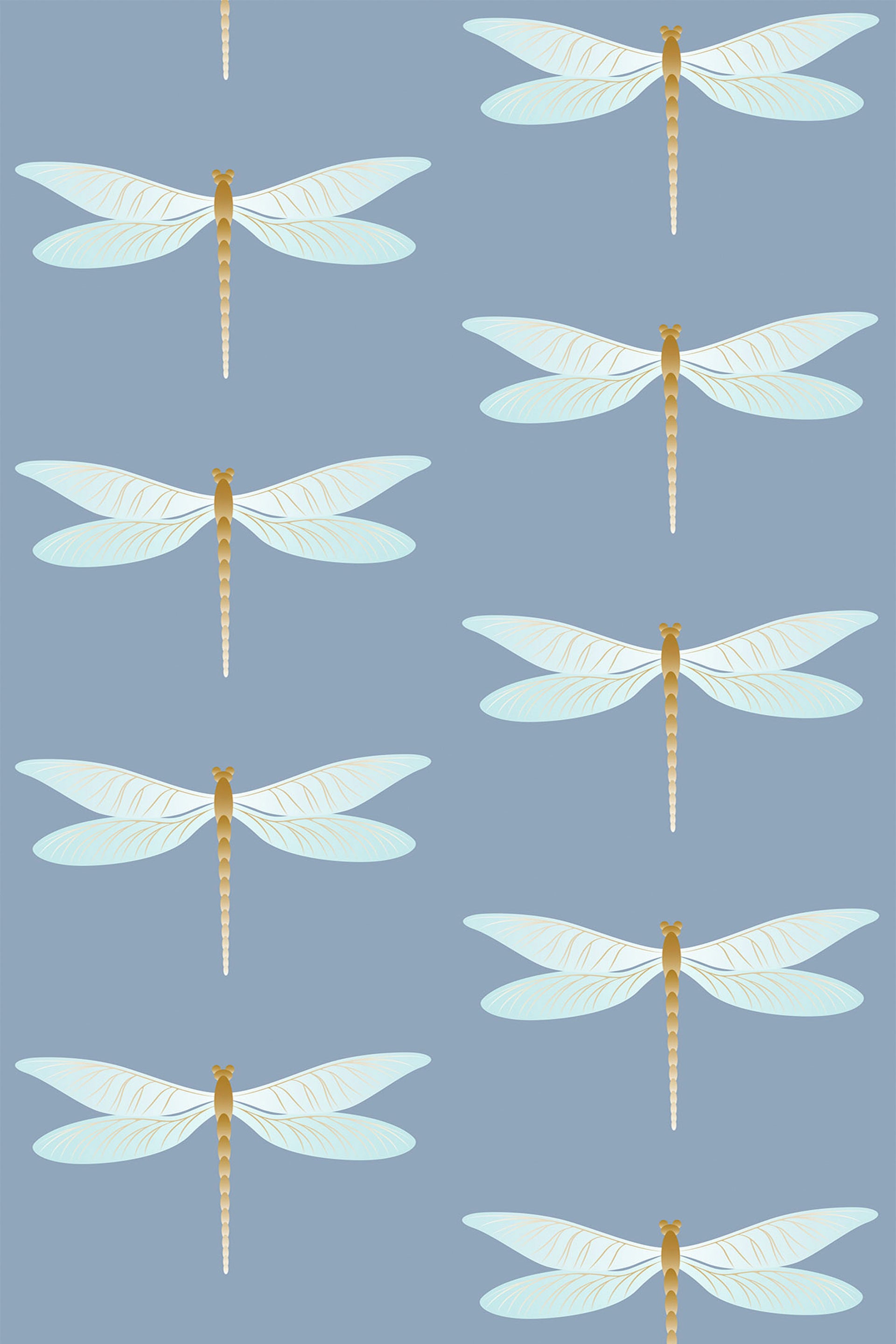 wallpaper with dragonflies