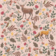 Pink scandinavian forest Wallpaper