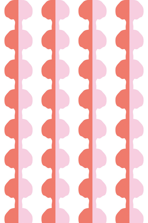 pink eclectic stripe wallpaper pattern repeat