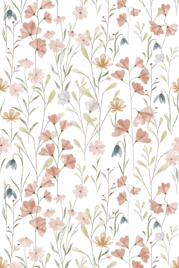watercolor spring wallpaper pattern repeat