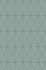 Green geometric tile