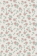 scandinavian rose wallpaper pattern repeat