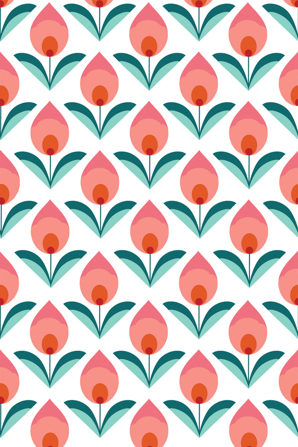 Retro tulip