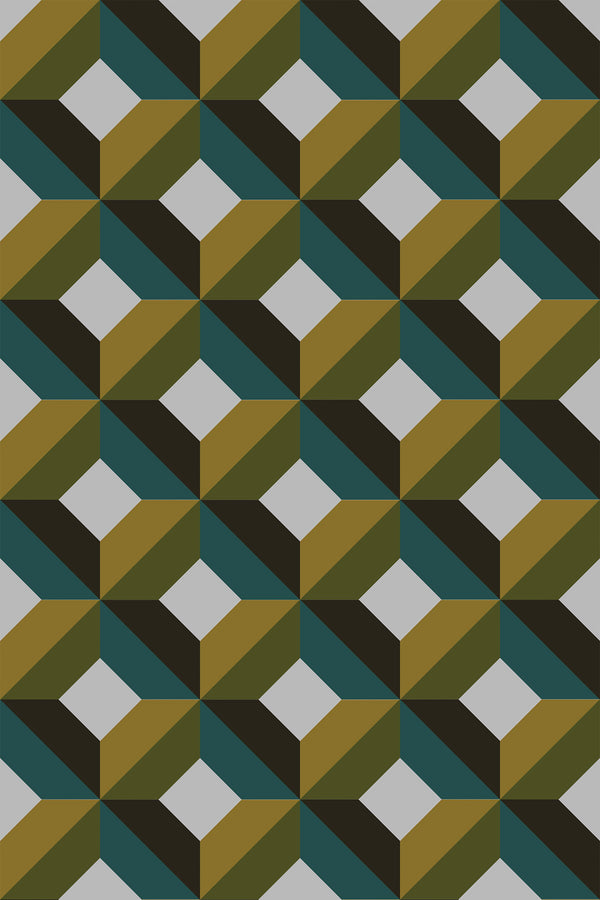 vintage geometric wallpaper pattern repeat