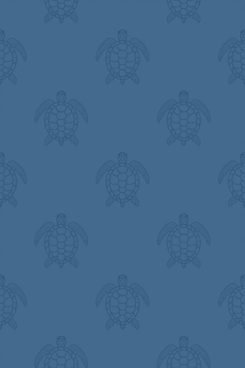 blue turtle wallpaper pattern repeat