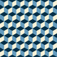 Blue cube Wallpaper