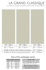 houndstooth peel and stick wallpaper specifiation